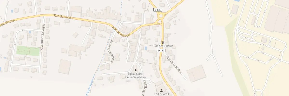 Plan du 7 Rue de l’Eglise à Batilly