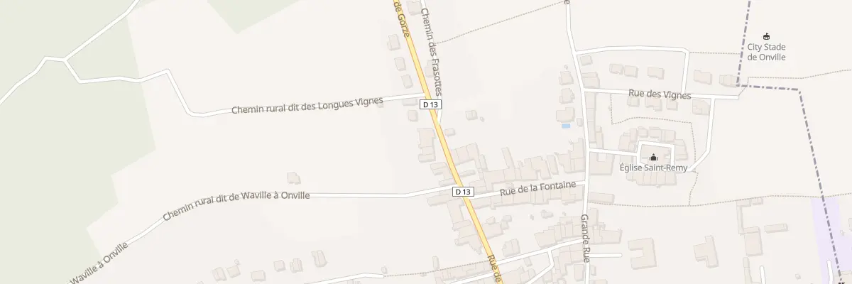 Plan du 29 Rue de Gorze à Onville