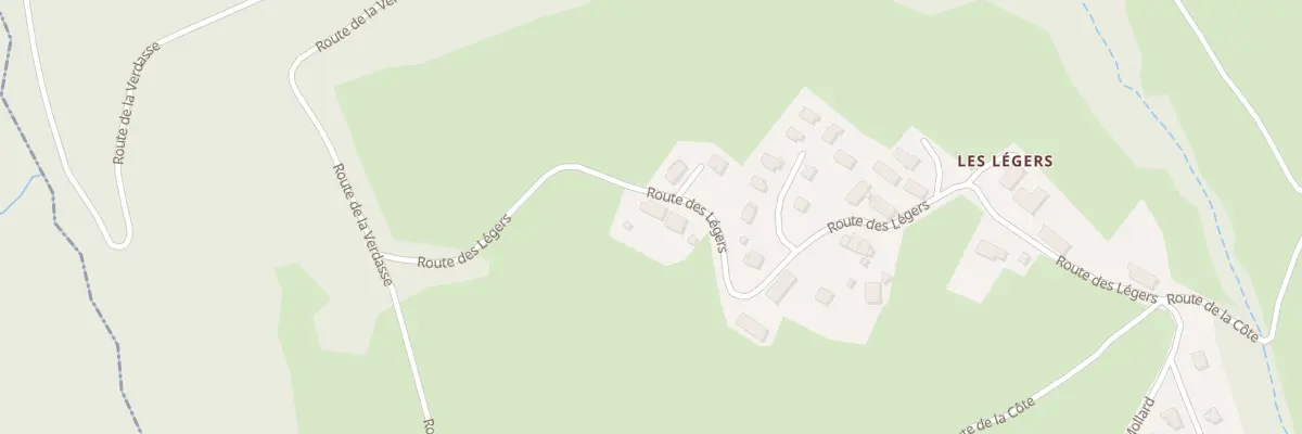 Plan du 477 Rte des Légers à Montcel