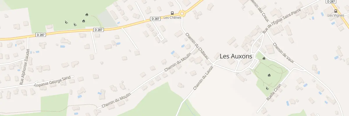 Plan du 2 Che du Moulin aux Auxons