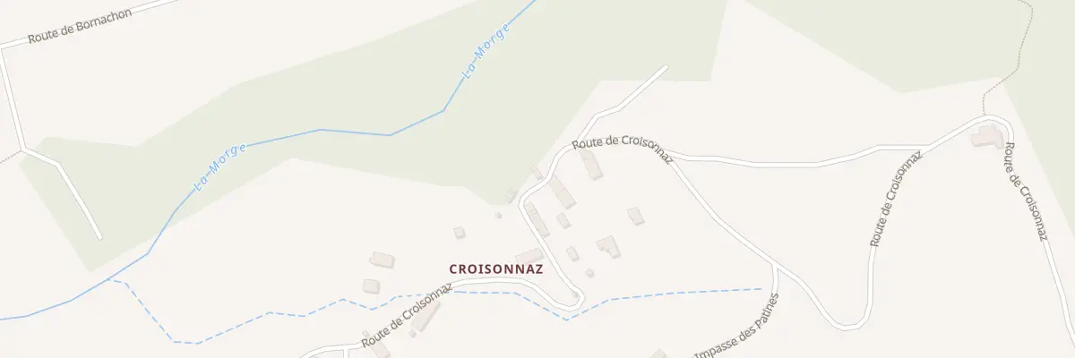 Plan du 987 Rte de Croisonnaz à Thusy