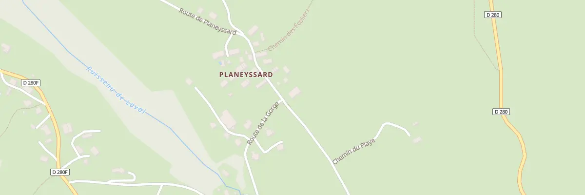 Plan du 1327 Rte de Planeyssard à Laval-en-Belledonne