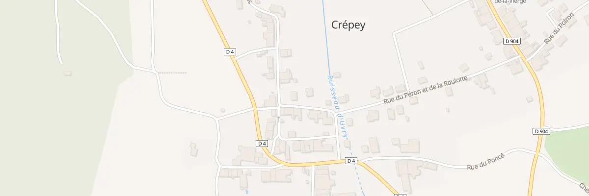 Plan du 27 Rue des Trois Maisons à Crépey
