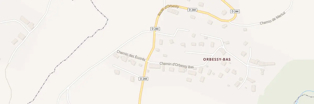 Plan du 33 Che d’Orbessy Bas à Saint-Eusèbe