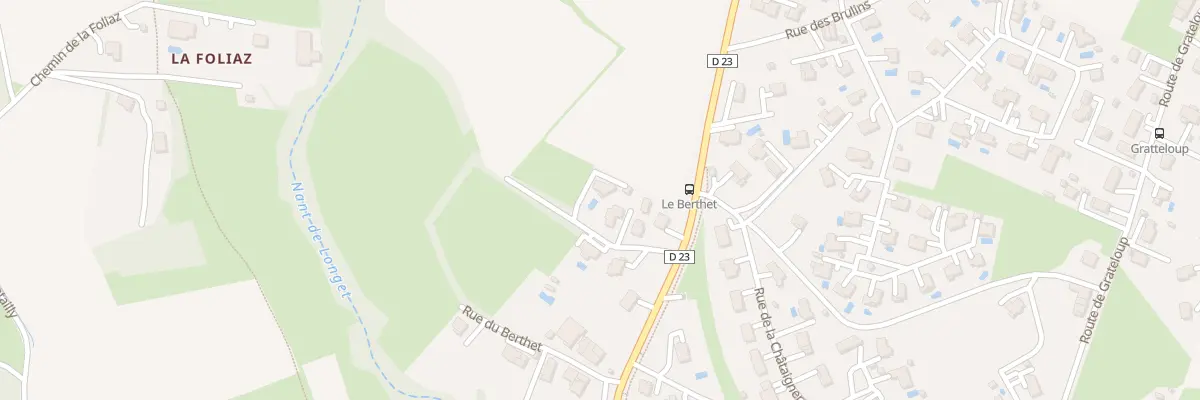 Plan du 86 Che du Pré Geron à Valleiry