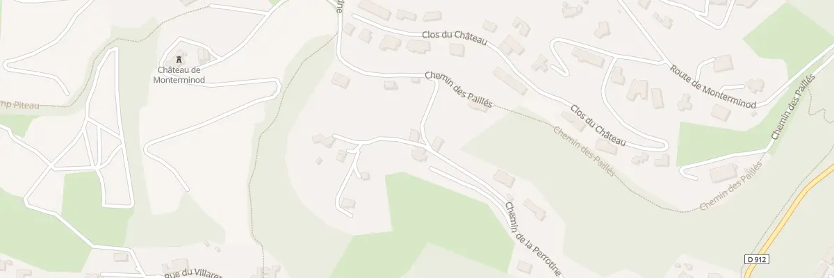 Plan du 301 Che de la Perrotine à Saint-Alban-Leysse