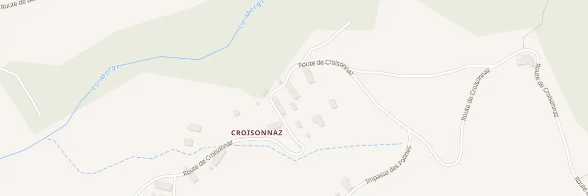 Plan du 988 Rte de Croisonnaz à Thusy