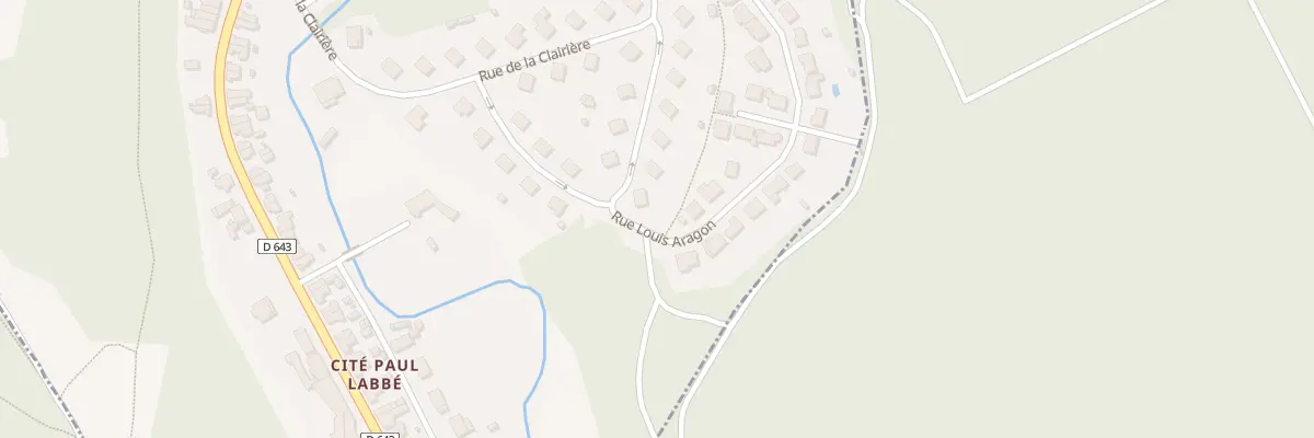 Plan du 19 Rue de la Clairiére à Moutiers