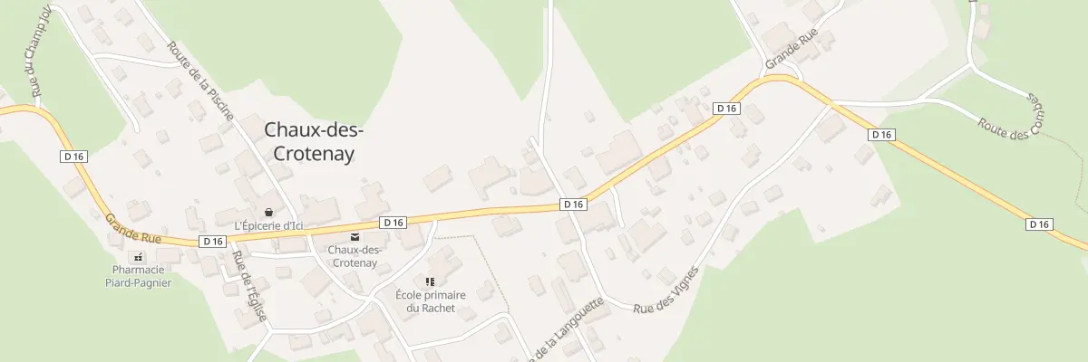 Plan du 1 Che de la Carrière à Chaux-des-Crotenay
