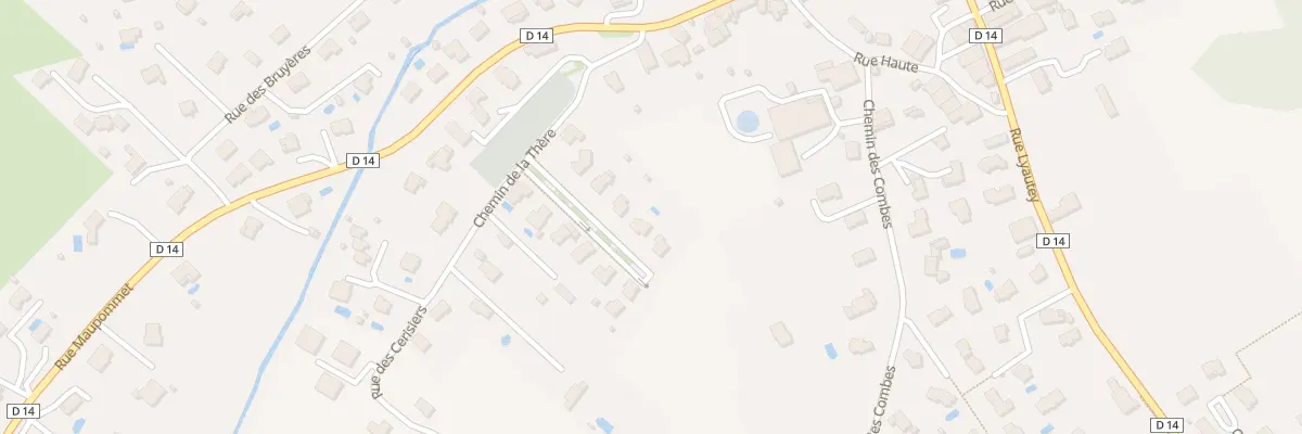 Plan du 9 Rue des Vergers à Geneuille
