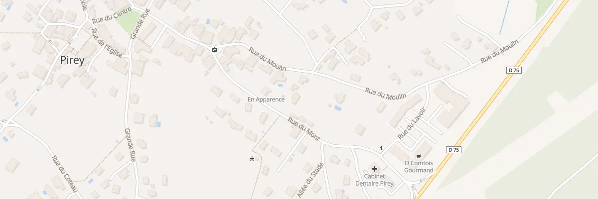 Plan du 11 Rue du Mont à Pirey