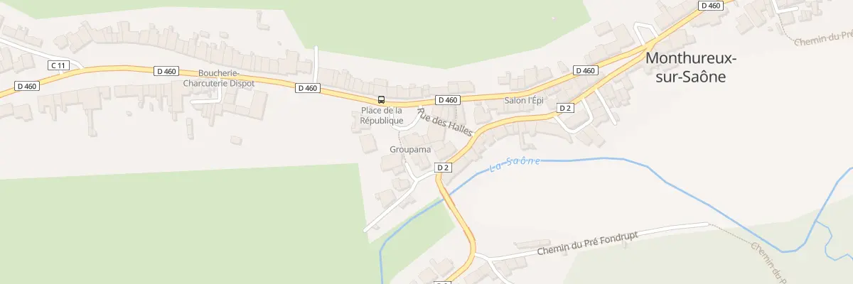 Plan du 41 Pl de la République à Monthureux-sur-Saône