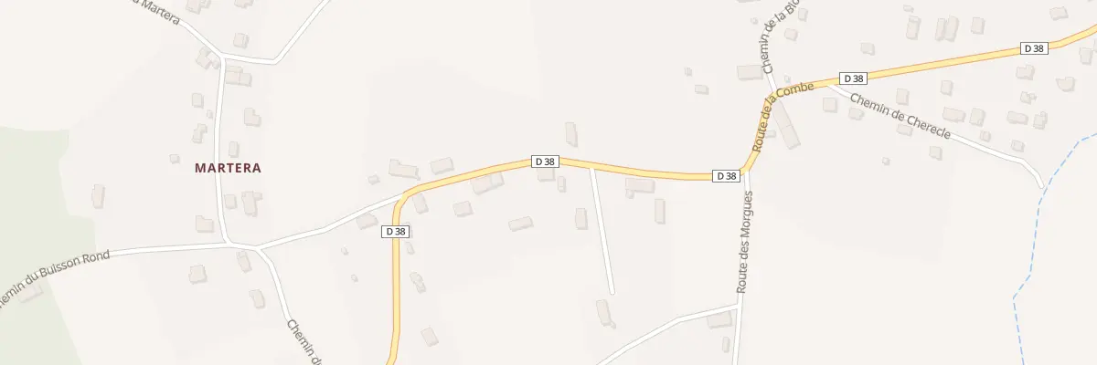 Plan du 1986 Rte de la Combe à Thusy