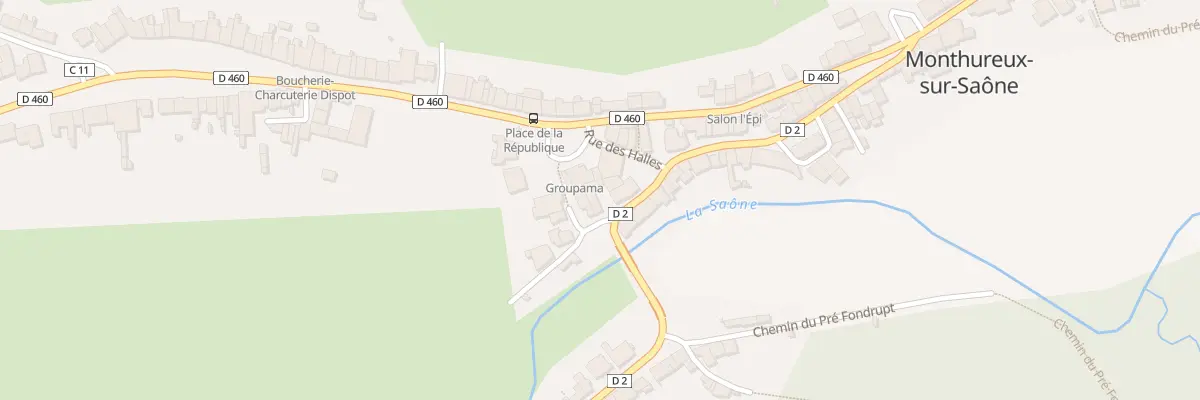 Plan du 50 Rue du Caron à Monthureux-sur-Saône
