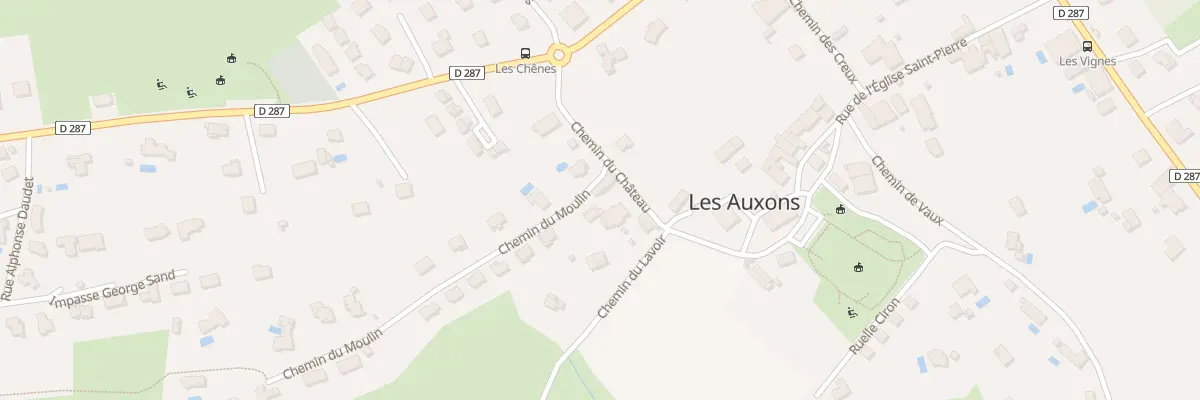 Plan du 5 Che du Chateau aux Auxons