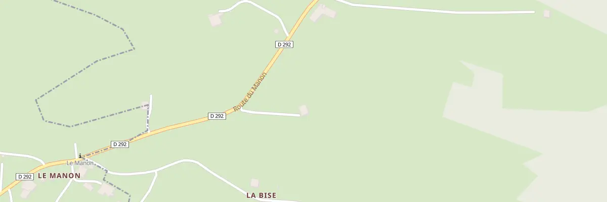 Plan du 21 Rte du Manon à Lajoux