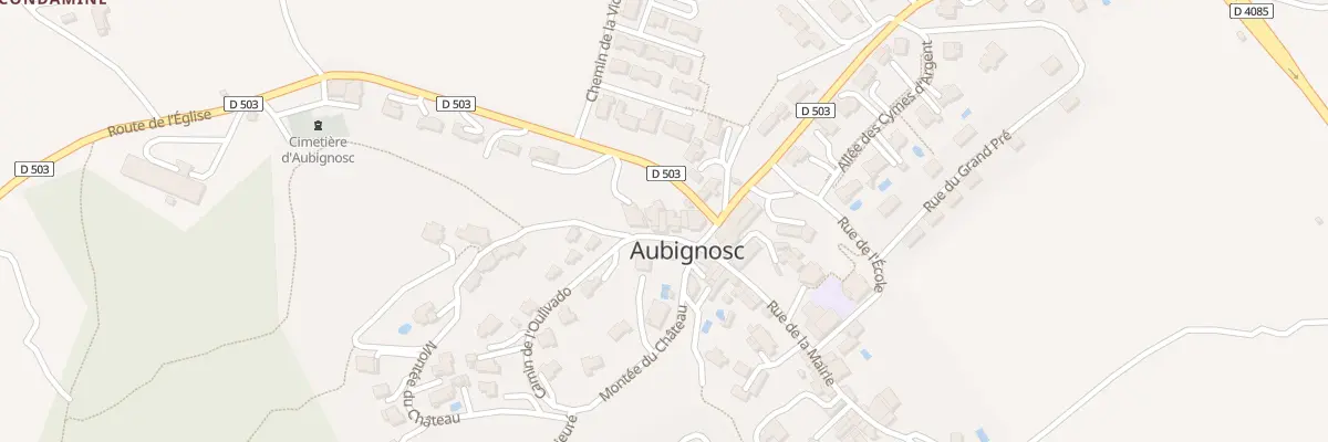 Plan du 5044 Le Village à Aubignosc