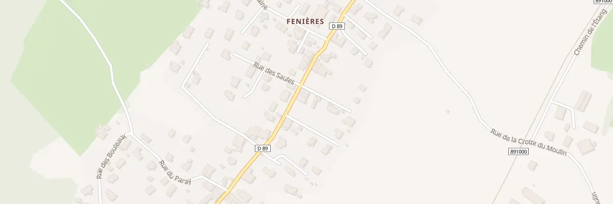 Plan du 734 Rue de Fenières à Thoiry