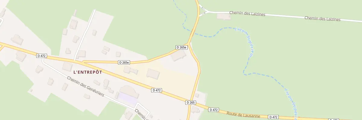 Plan du 2 Rte de l’Entrepot à Dournon