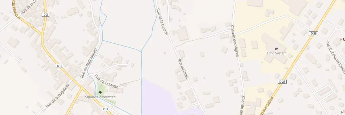 Plan du 13 Rue de Duez à Scey-sur-Saône-et-Saint-Albin