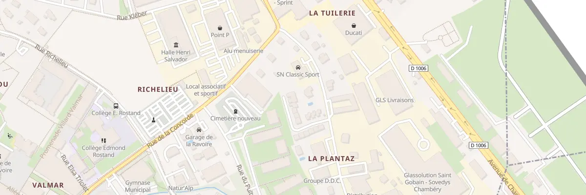 Plan du 166 Rue Emile Zola à La Ravoire