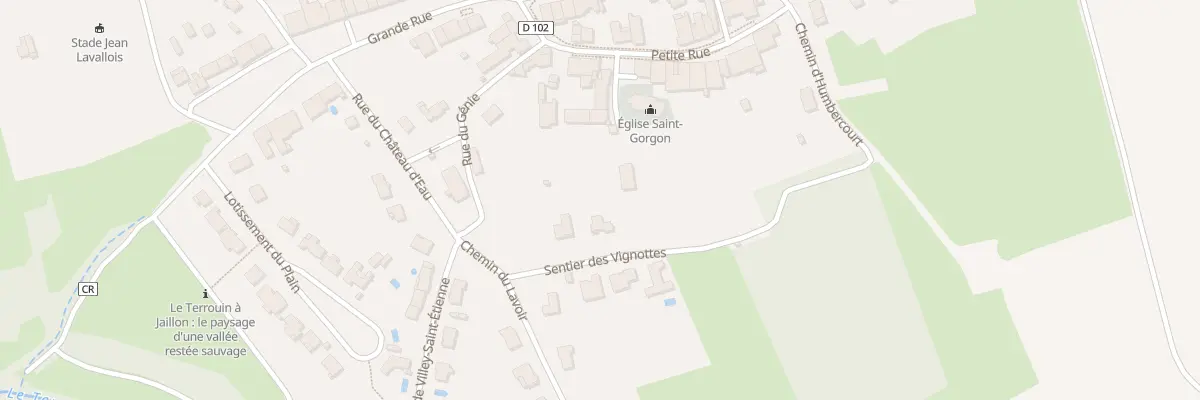Plan du 5 Le Village à Jaillon