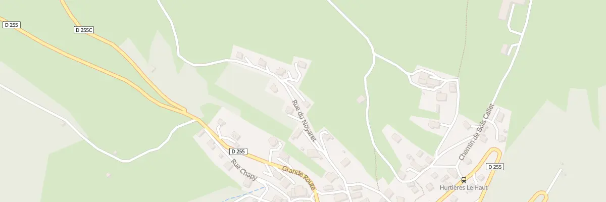 Plan du 316 Rue de Noyaret à Hurtières