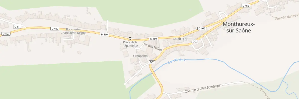 Plan du 31 Pl de la République à Monthureux-sur-Saône