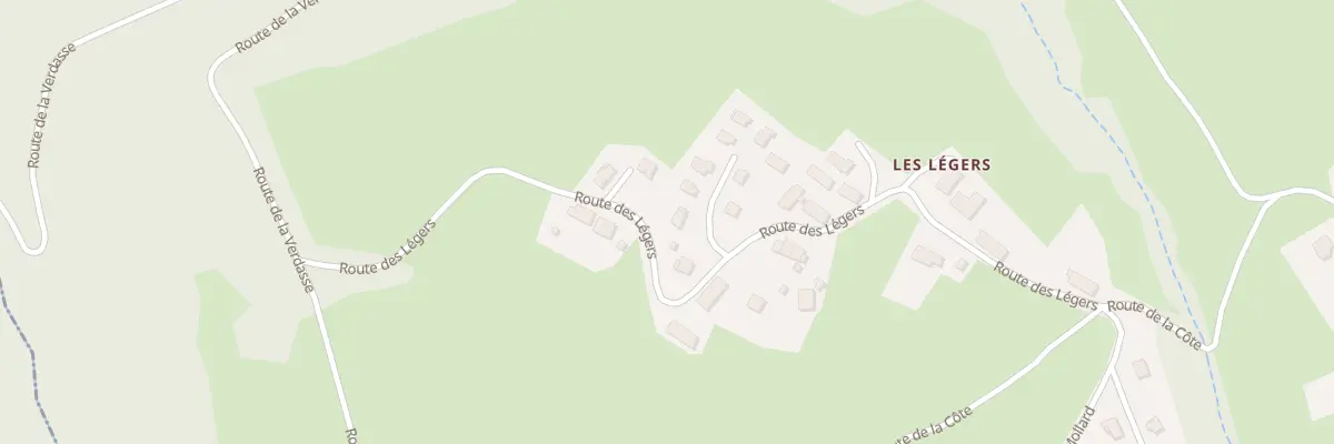Plan du 436 Rte des Légers à Montcel