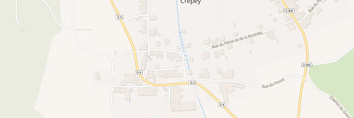 Plan du 2 Rue du Puisot à Crépey