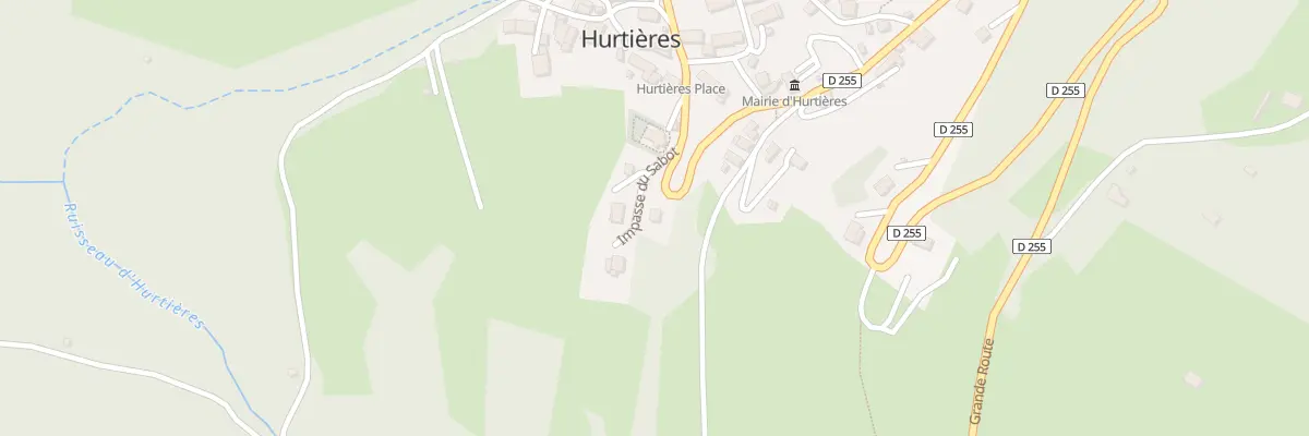 Plan du 414 Grande Route à Hurtières