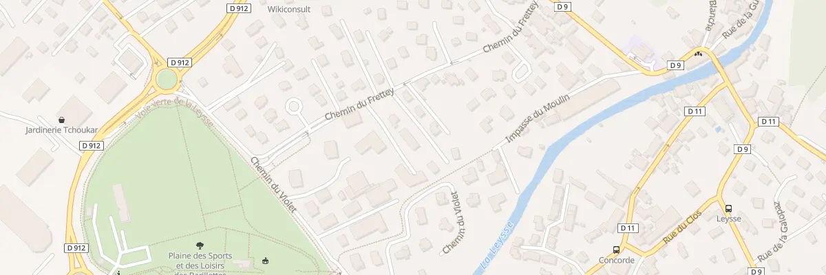 Plan du 237 Che du Frettey à Saint-Alban-Leysse
