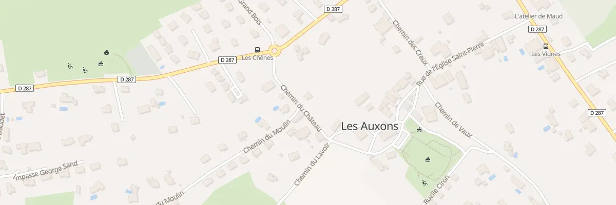 Plan du 4 Che du Chateau aux Auxons