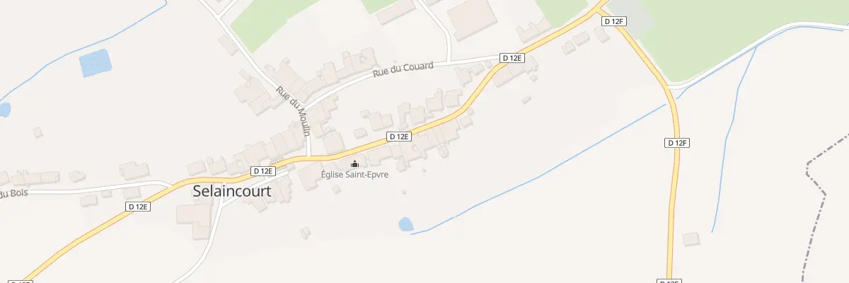 Plan du 32 Rue de l’Eglise à Selaincourt