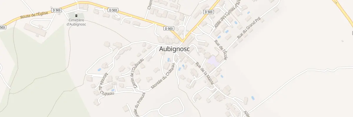 Plan du 102 Pl de la Fontaine à Aubignosc