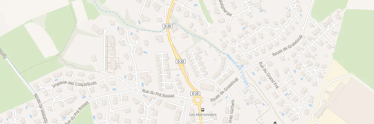 Plan du 79 Rte de Grateloup à Valleiry