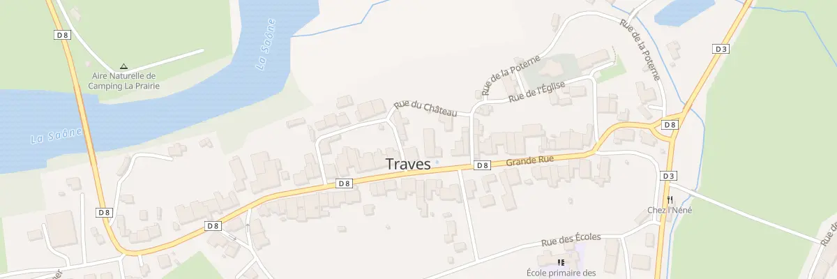Plan du 20 Gr Grande Rue à Traves