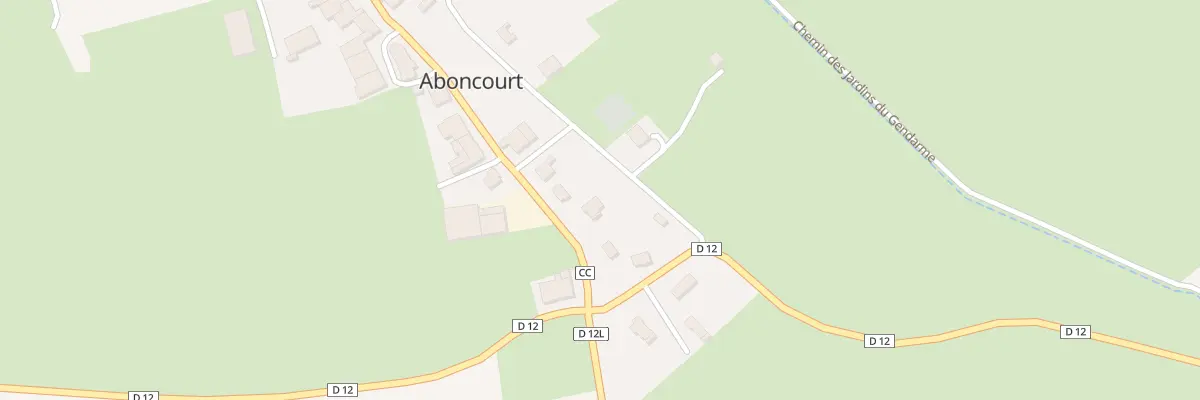 Plan du 7 Rue du Paquis à Aboncourt