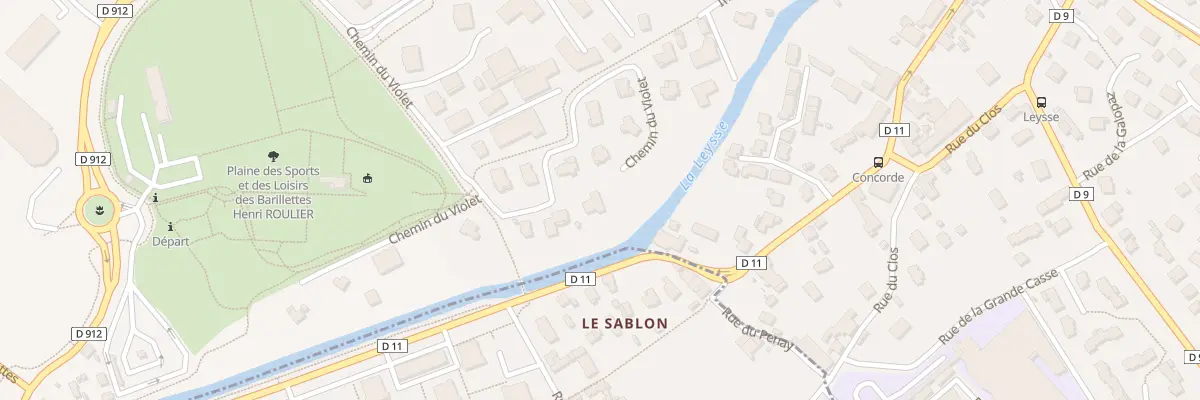 Plan du 571 Che du Violet à Saint-Alban-Leysse