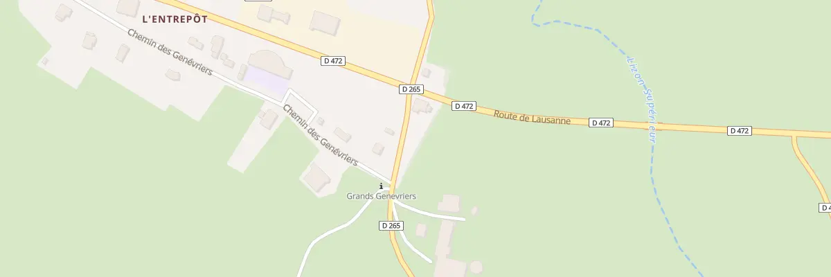 Plan du 8 Rte de Lausanne à Dournon