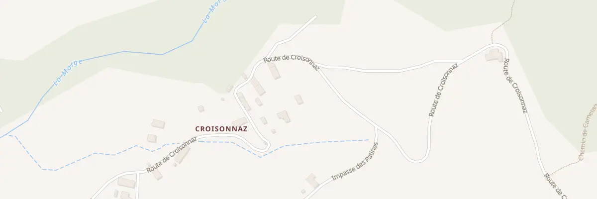 Plan du 1066 Rte de Croisonnaz à Thusy
