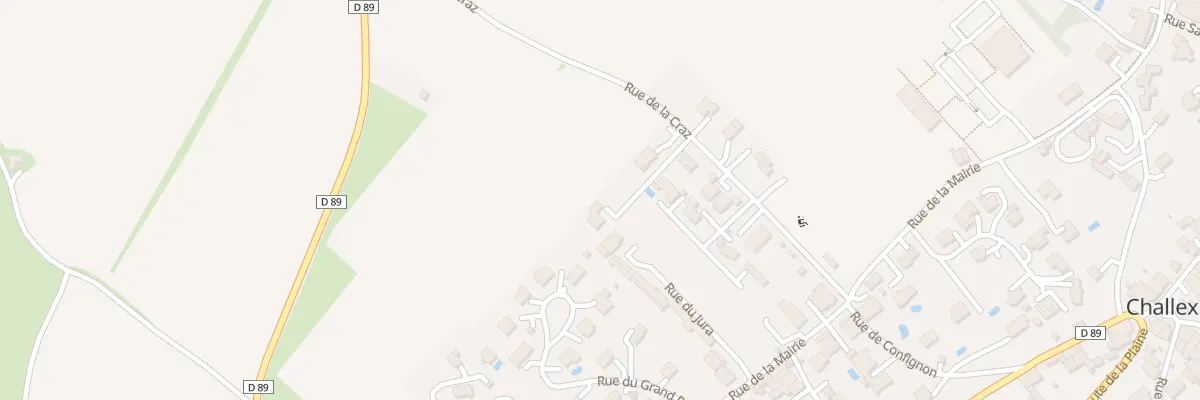 Plan du 181 Rue de la Craz à Challex