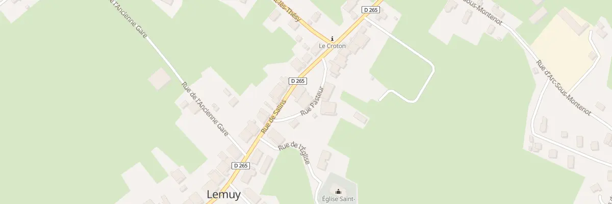 Plan du 1 Rue Pasteur à Lemuy