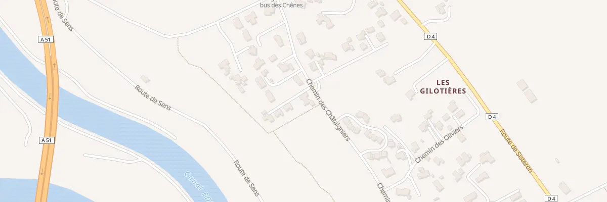 Plan du 373 Che des Chataigniers à Salignac