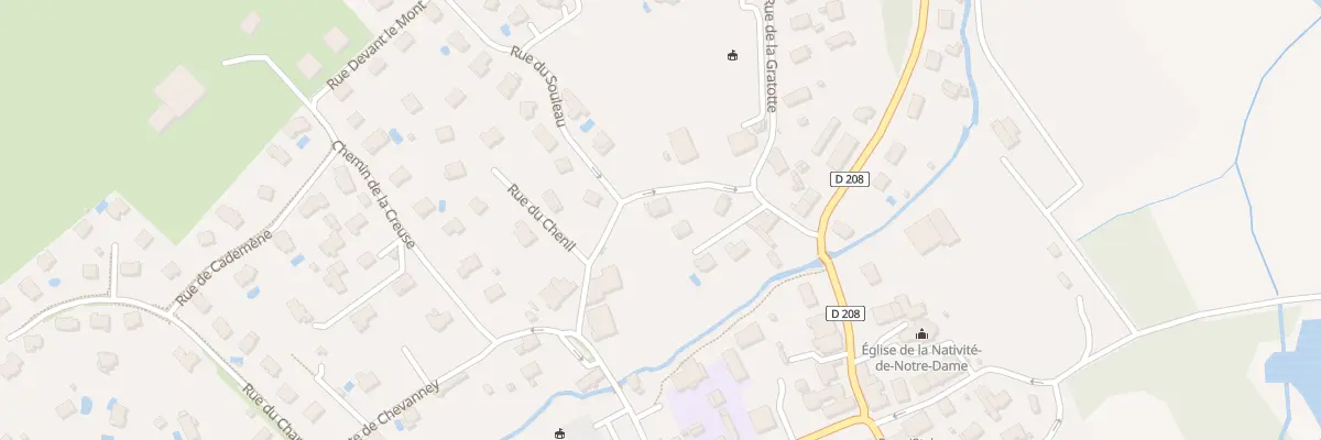 Plan du 18 Rue du Chenil à Geneuille
