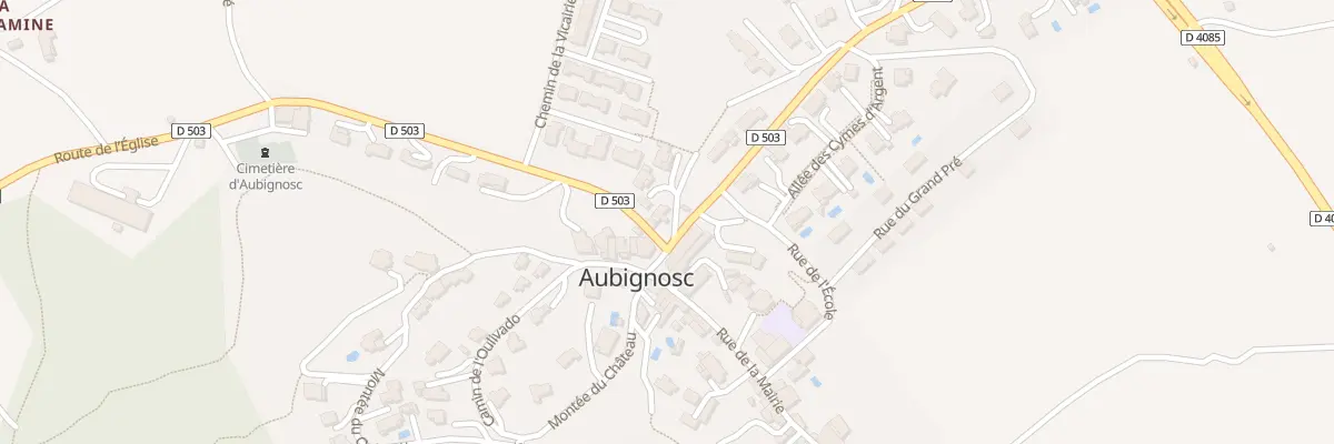 Plan du 17 All des Tilleuls à Aubignosc