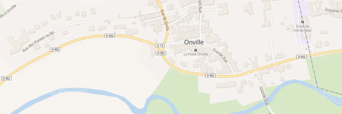 Plan du 24 Rte Nationale à Onville