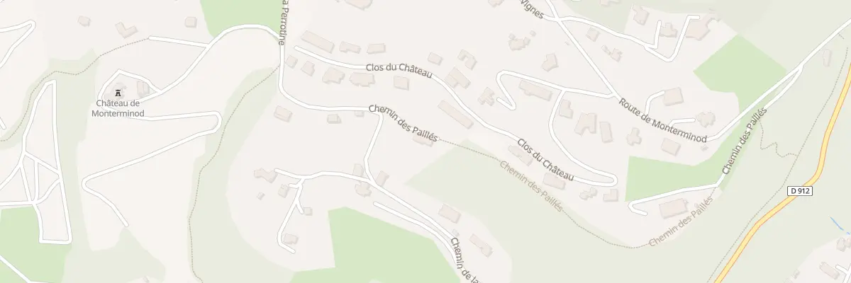 Plan du 308 Che de la Perrotine à Saint-Alban-Leysse
