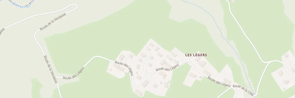 Plan du 5 Rte des Légers à Montcel