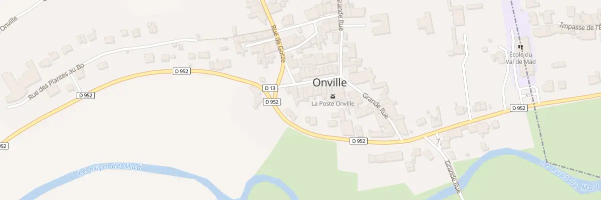 Plan du 9 Rue de la Mairie à Onville
